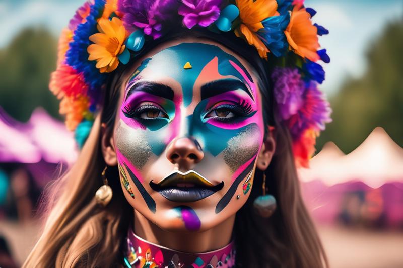 06149-3084474476-Hyper realistic pictures from a festival with nikon d850, 85mm lens, a model with an abstract festival facepaint and make up wit.jpg